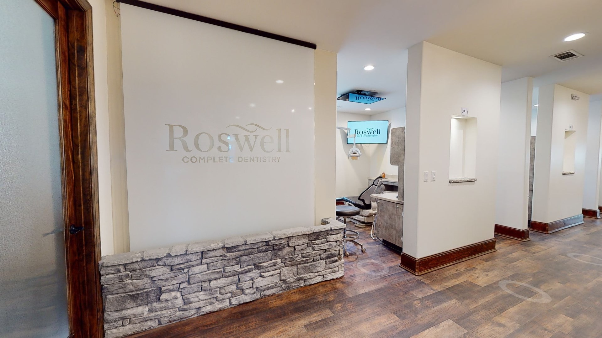 Dental office interior Elegant Smiles clinic room