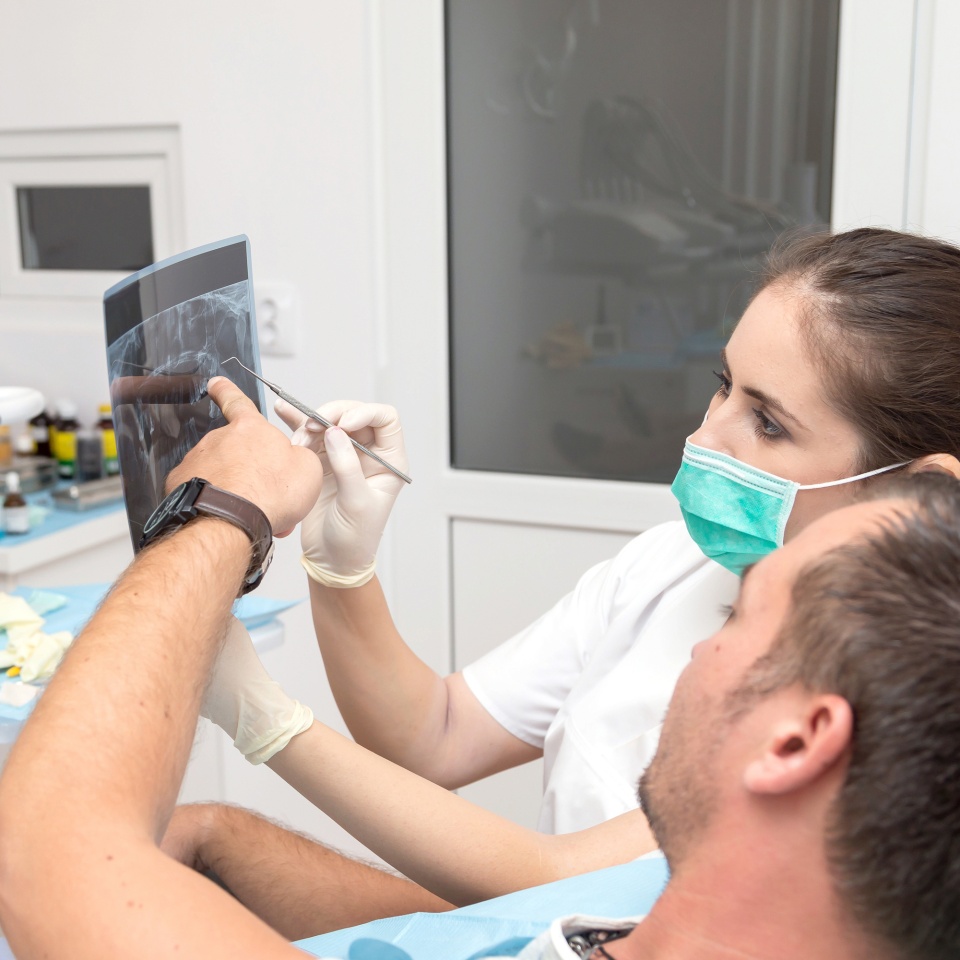 Dental clinic stock image Elegant Smiles care scene