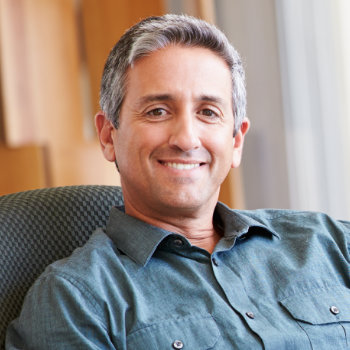 Cheerful mature Spanish man portrait Elegant Smiles